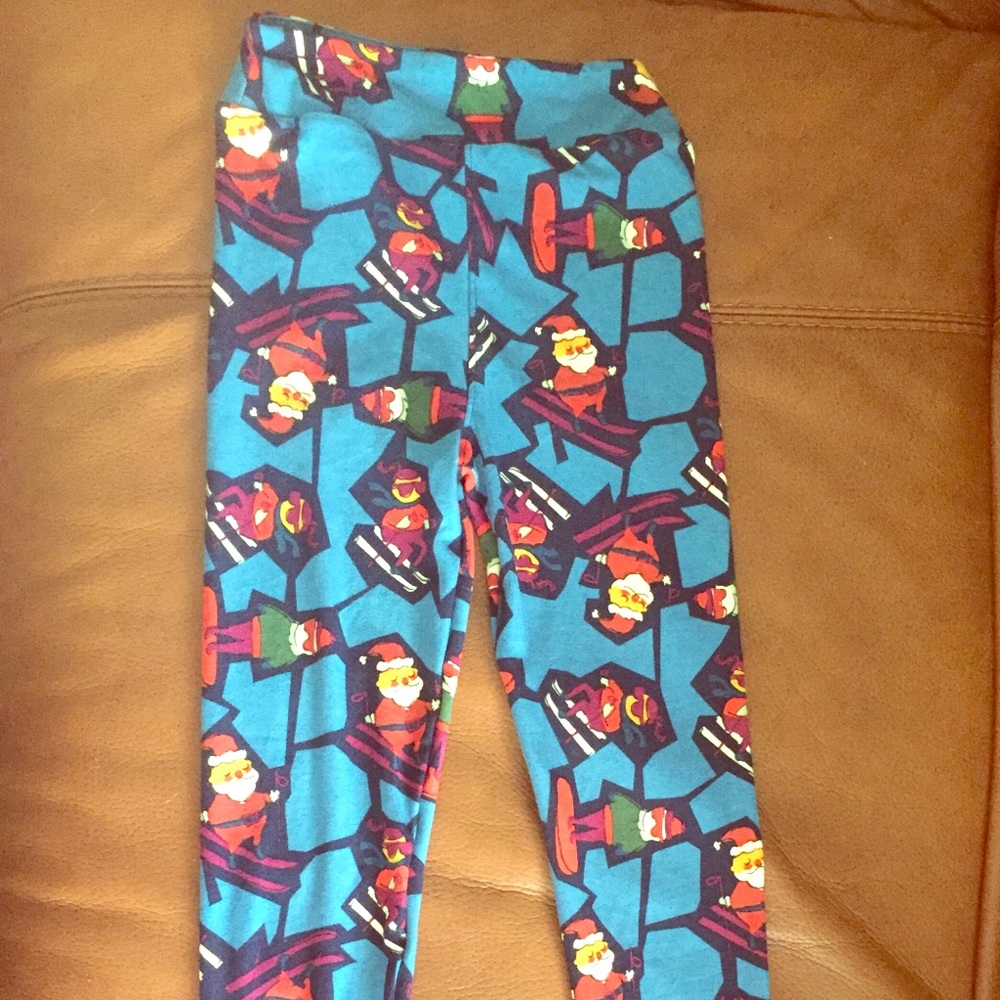 Lularoe kids Christmas leggings